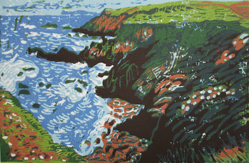 Mutton Cove, Linocut